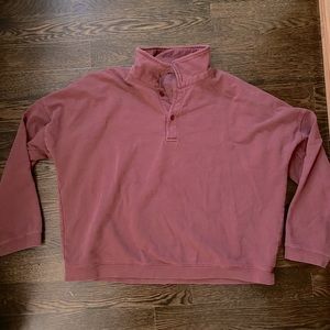 A red brandy sweatshirt
